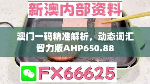 澳门一码精准解析,动态词汇智力版AHP650.88