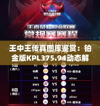 王中王传真图库鉴赏:铂金版KPL375.94动态解析