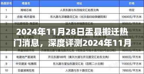 2024年11月28日盂县搬迁最新动态，深度评测、用户体验与目标用户群体分析