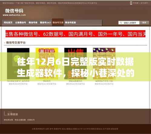 探秘小巷深处的神秘宝藏,往年12月6日完整版实时数据生成器软件诞生与探秘之旅