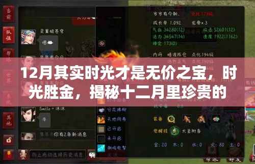 揭秘十二月里珍贵的无价时光,时光胜金,珍惜时光的重要性