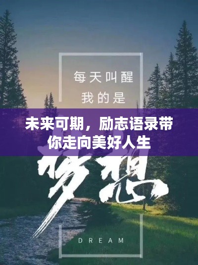 未来可期，励志语录带你走向美好人生