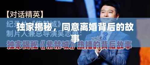独家揭秘,同意离婚背后的故事